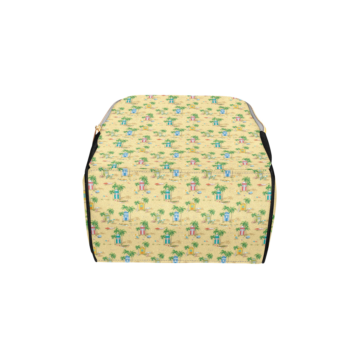 Beach Themed Pattern Print Design 01 Diaper Bag Backpack