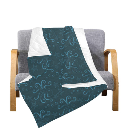 Octopus Pattern Print Design A05 Premium Quilt
