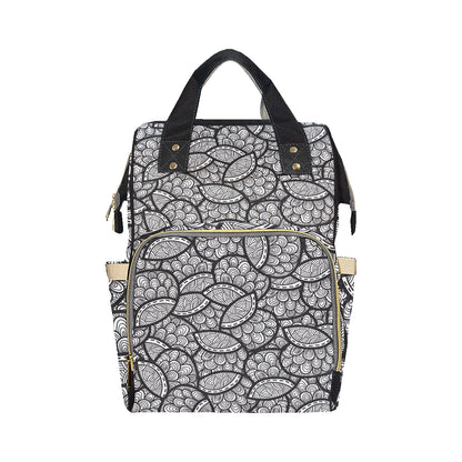 Polynesian Pattern Print Design A01 Diaper Bag Backpack