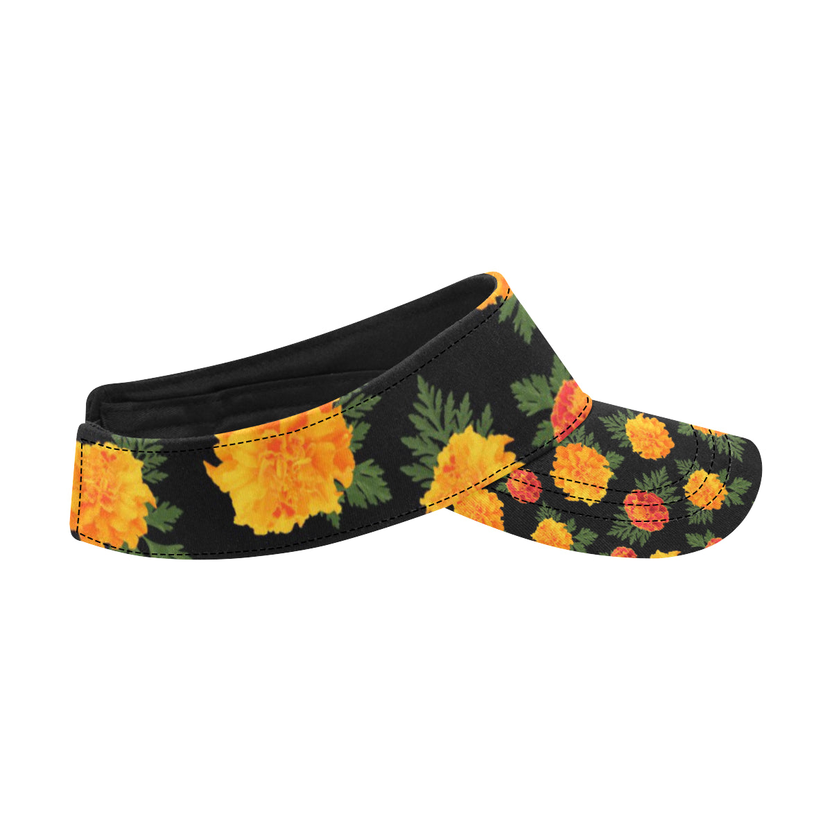 Marigold Pattern Print Design MR05 Unisex Sun Visor