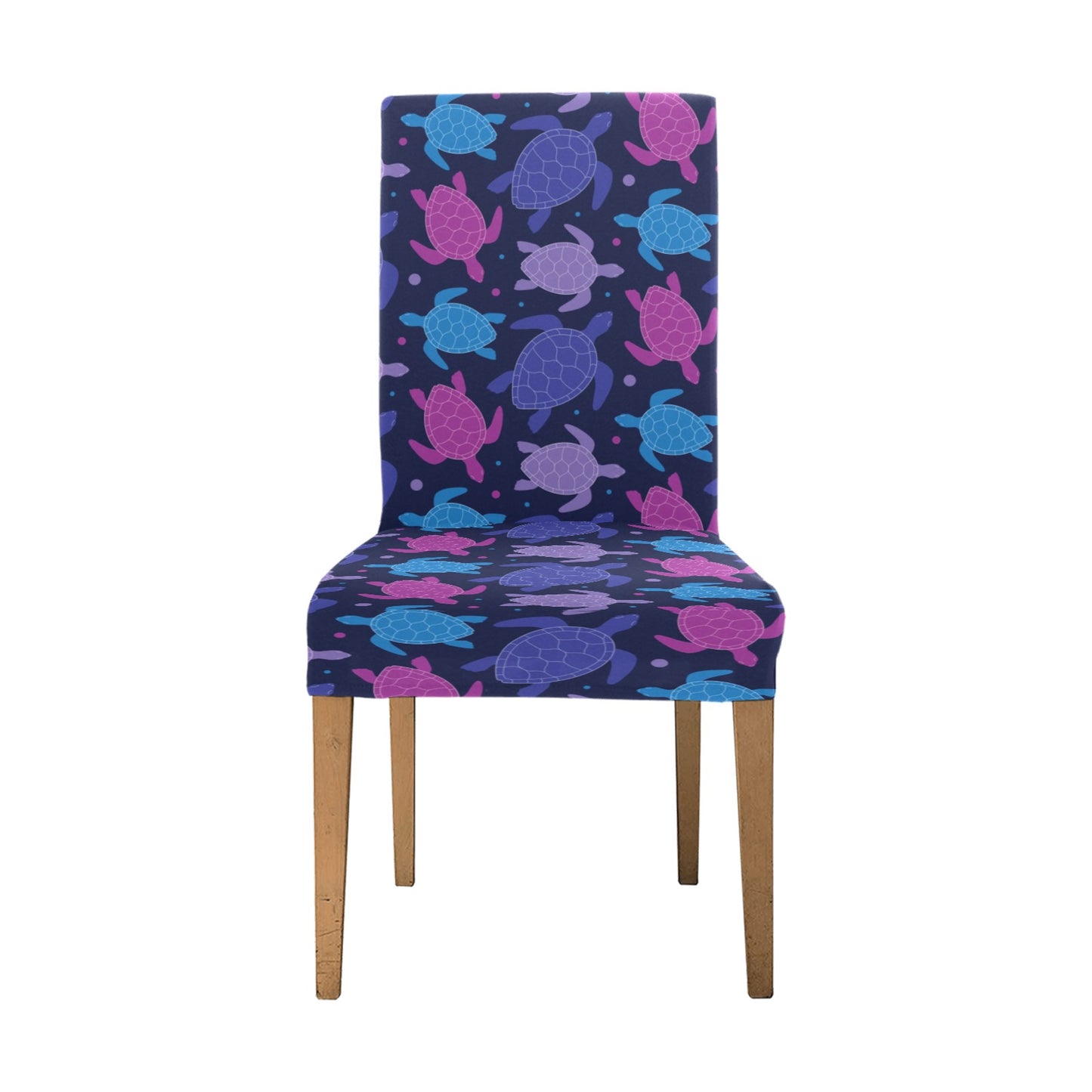 Sea Turtle Print Design LKS309 Dining Chair Slipcover