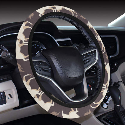Horse Print Design LKS304 Steering Wheel Cover with Elastic Edge
