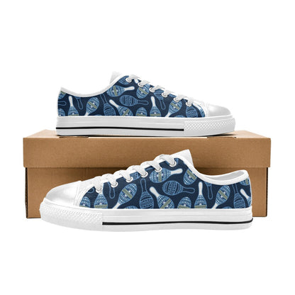 Maracas Print Design LKS401 Women's White Low Top Shoes