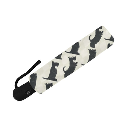 Scottish Terriers Print Design LKS309 Anti-UV Automatic Umbrella