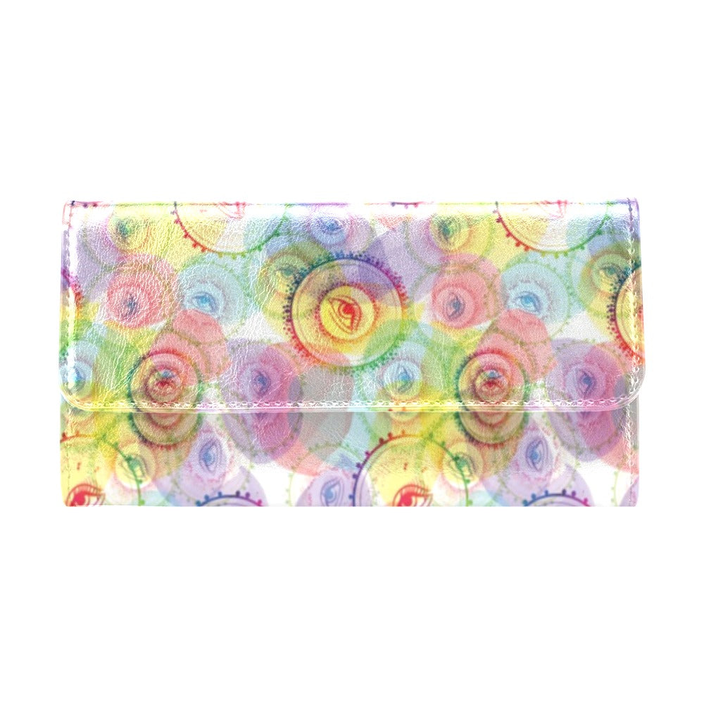 Third Eye Print Design LKS303 Women's Trifold Wallet