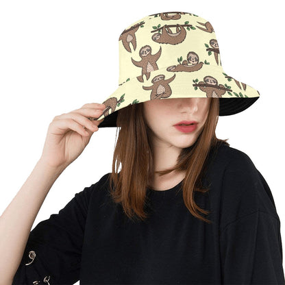 Sloth Print Design LKS3010 Unisex Bucket Hat