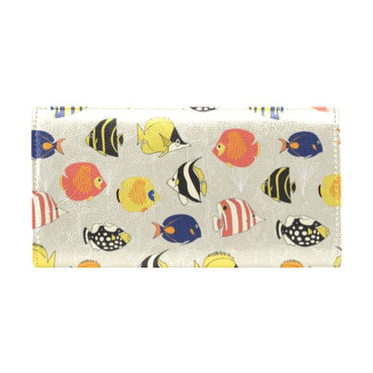 Angelfish Print Design LKS401 Women's Trifold Wallet