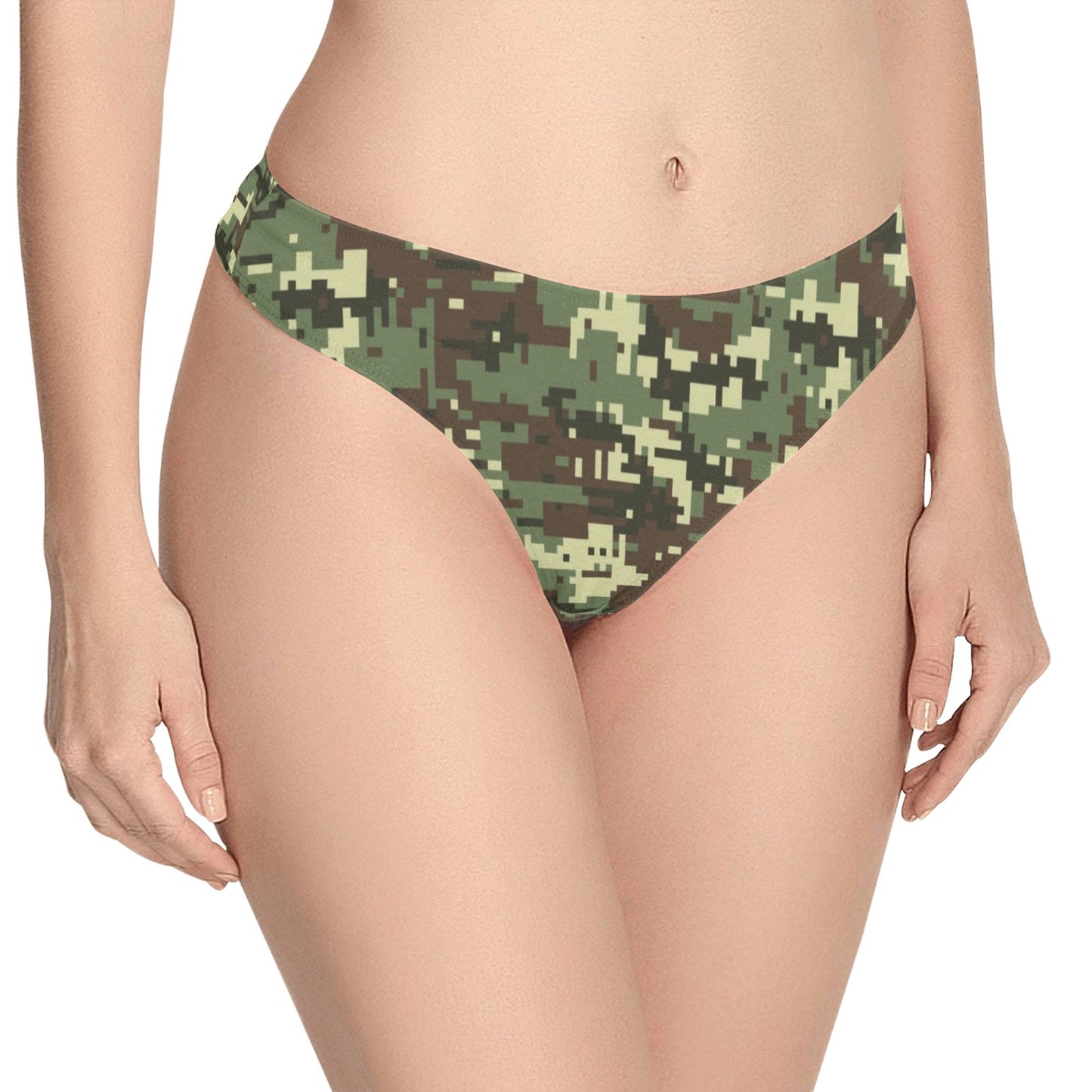 ACU Digital Army Camouflage Women's Thongs