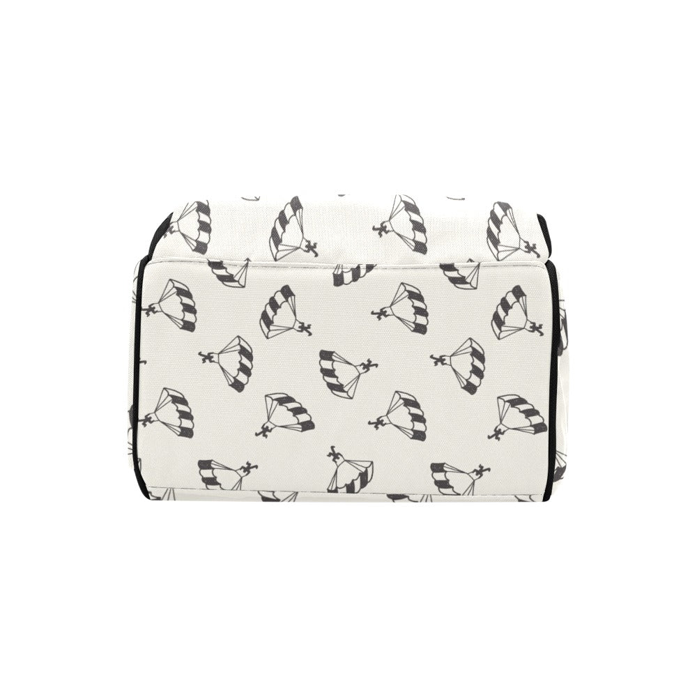 Skydiver Print Design LKS301 Diaper Bag Backpack