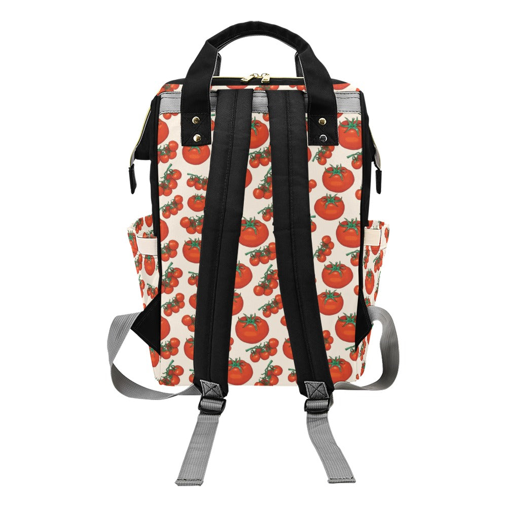 Tomato Print Design LKS302 Diaper Bag Backpack