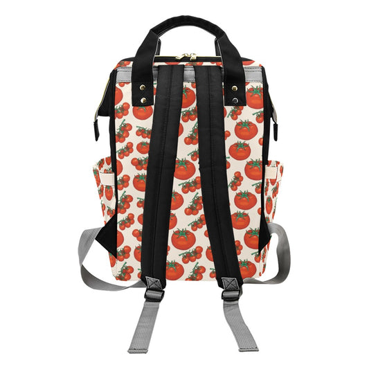 Tomato Print Design LKS302 Diaper Bag Backpack