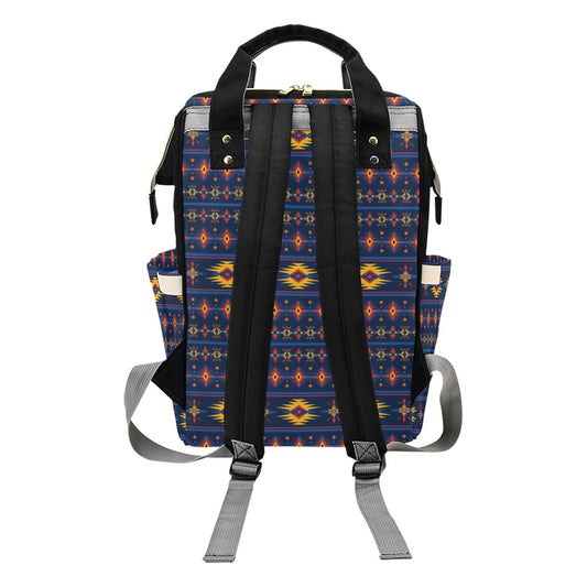 Southwest Pattern Print Design LKS306 Diaper Bag Backpack