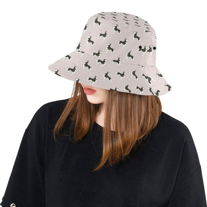 Siberian Huskies Print Design LKS301 Unisex Bucket Hat