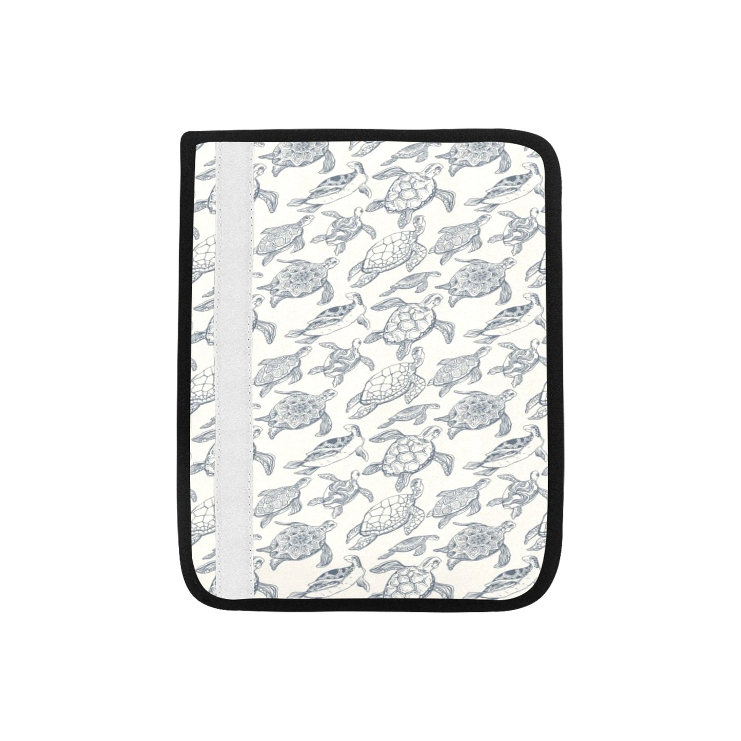 Sea Turtle Print Design LKS304 Car Seat Belt Cover