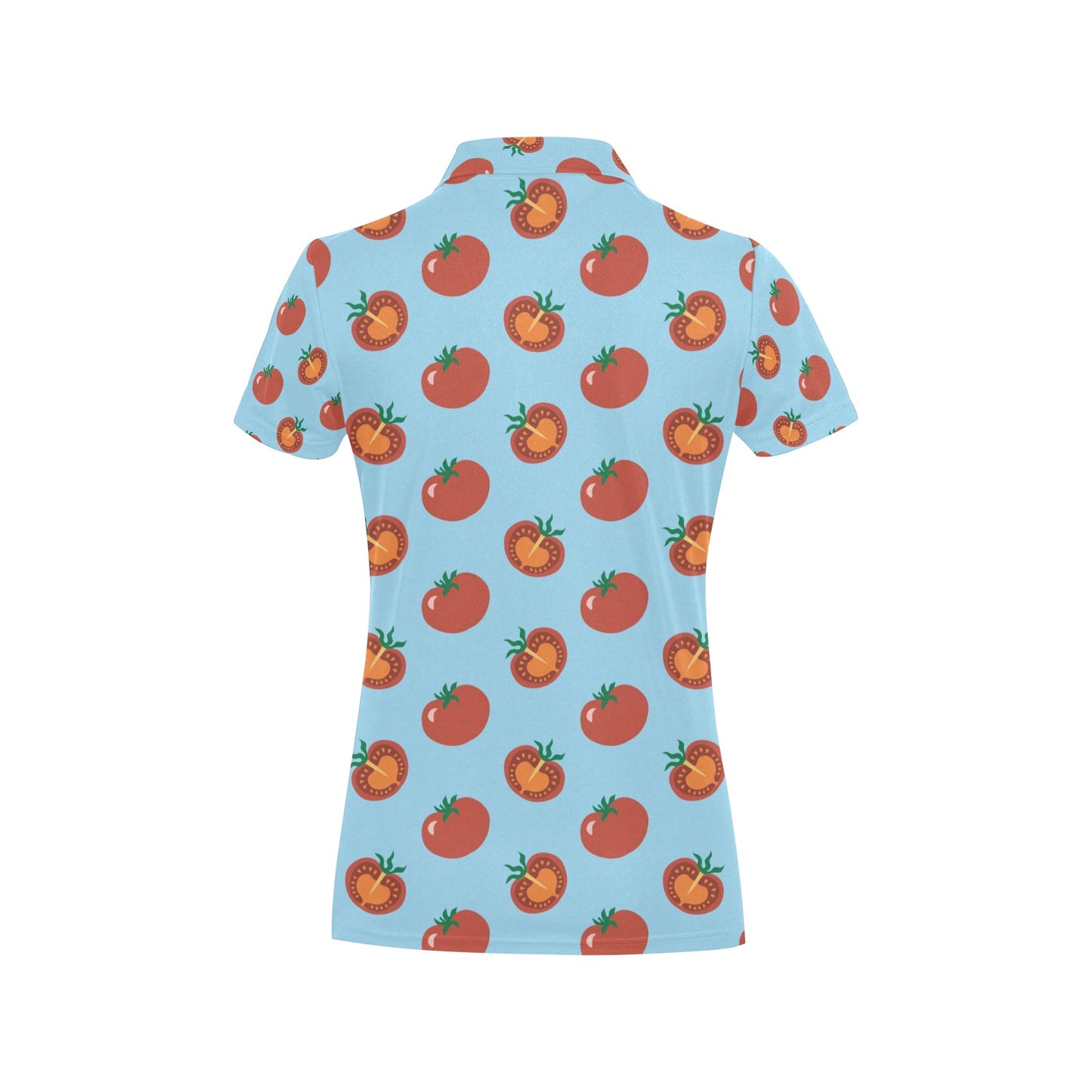 Tomato Print Design LKS304 Women's Polo Shirt