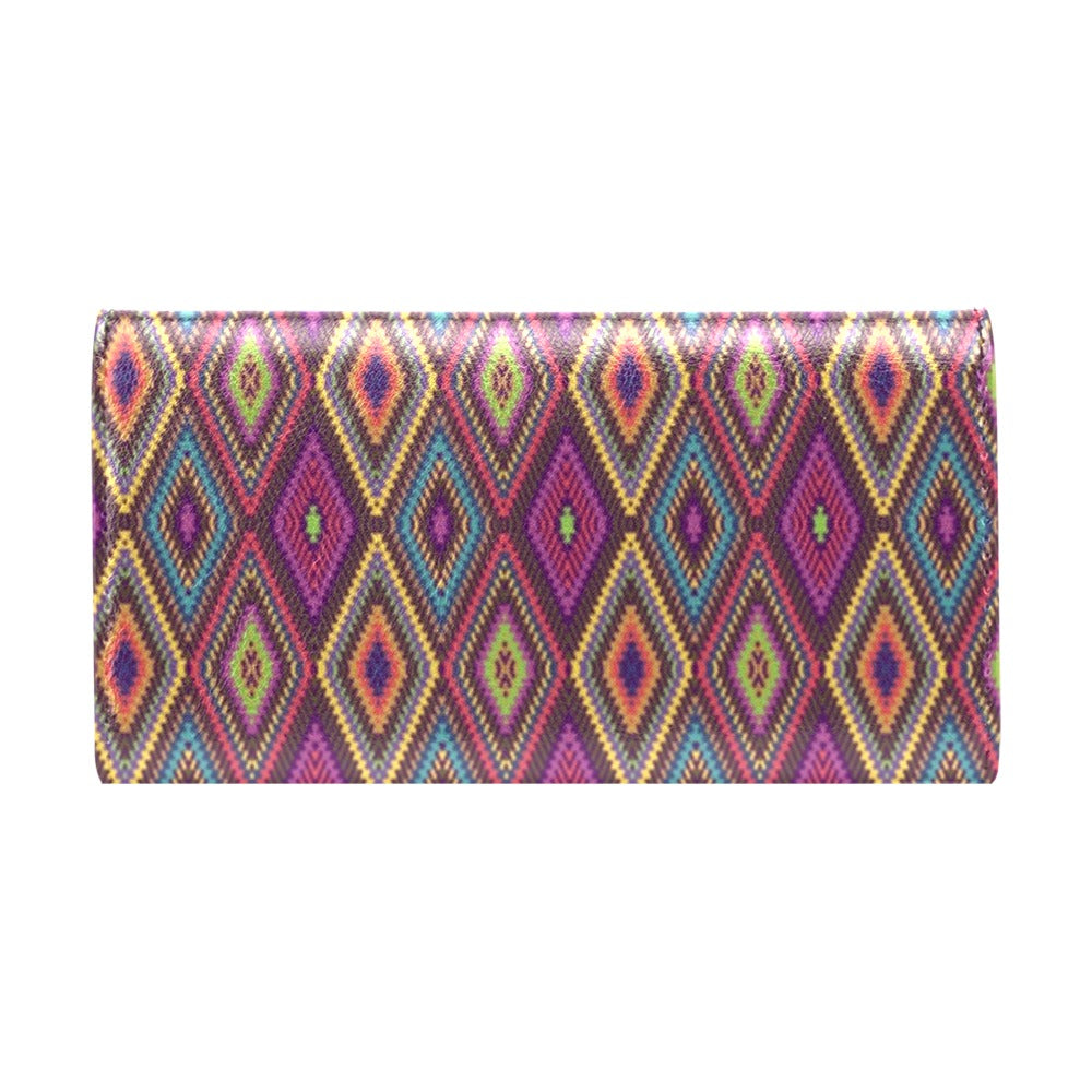 Southwestern Print Women's Trifold Wallet