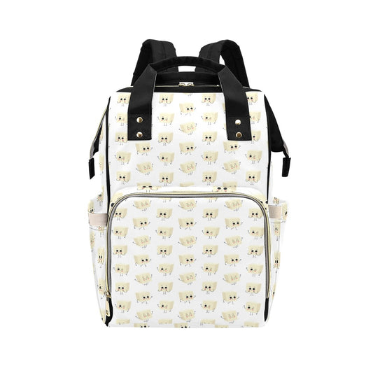 Tofu Print Design LKS301 Diaper Bag Backpack