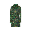 Shamrock Print Design LKS308 Women's Fleece Robe