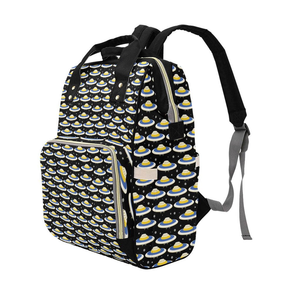 UFO Print Design LKS303 Diaper Bag Backpack