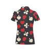 Poker Cards Pattern Print Design A02 Women's Polo Shirt