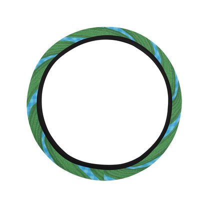 Zucchini Print Design LKS301 Steering Wheel Cover with Elastic Edge