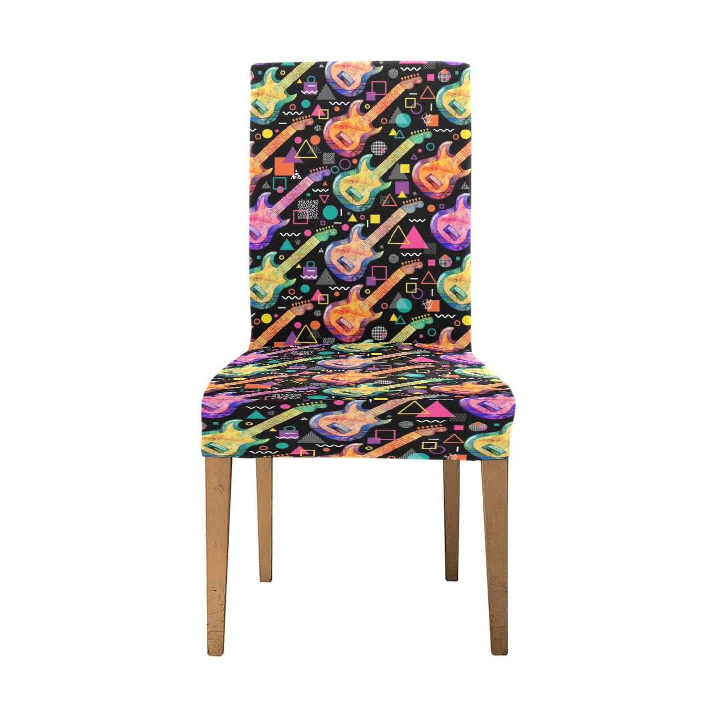 Electric Guitar Print Design LKS403 Dining Chair Slipcover