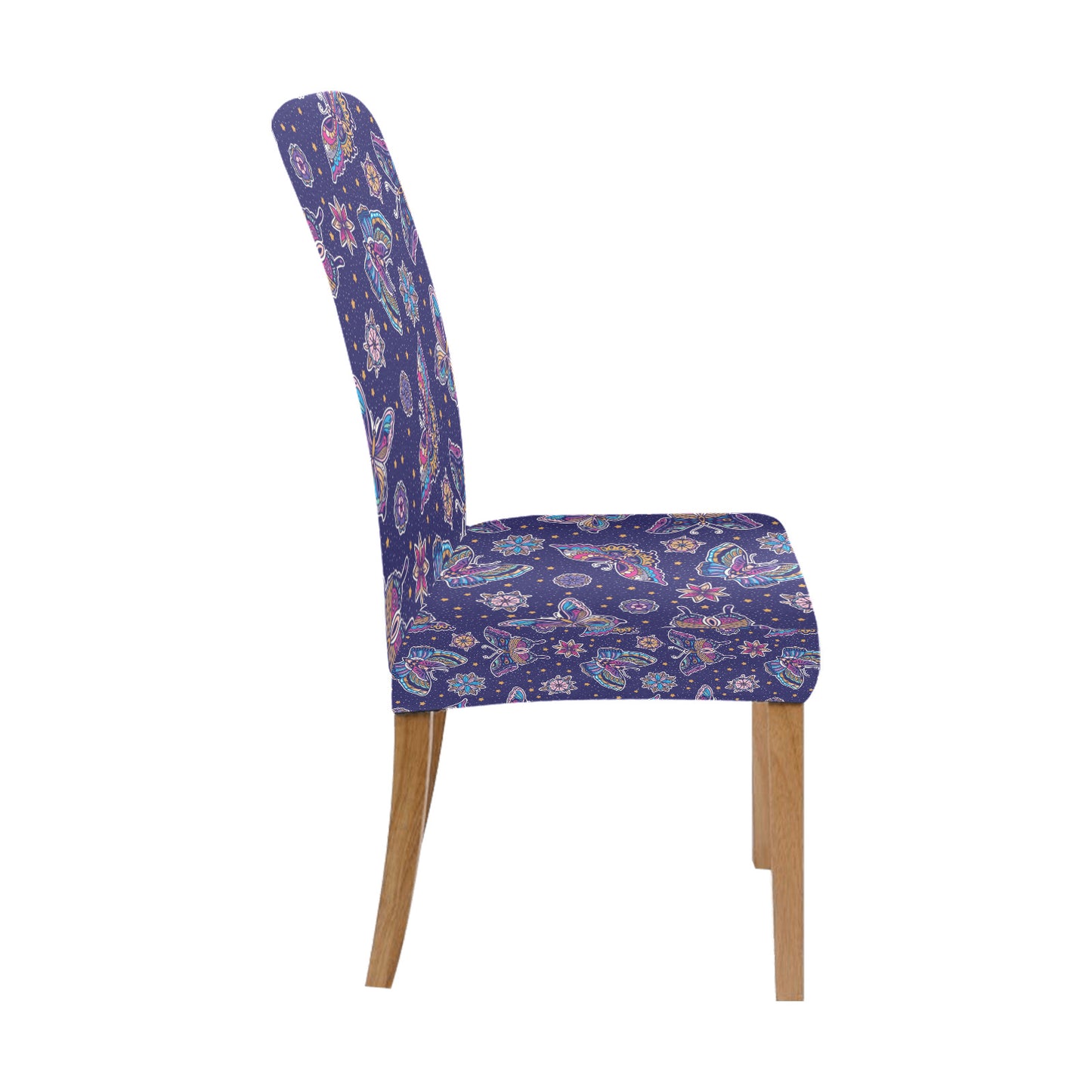 Butterfly Print Design LKS303 Dining Chair Slipcover