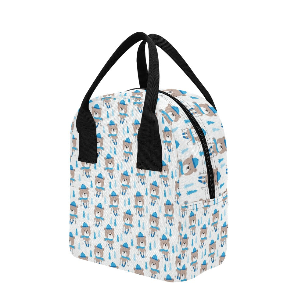 Ski Print Design LKS306 Insulated Lunch Bag