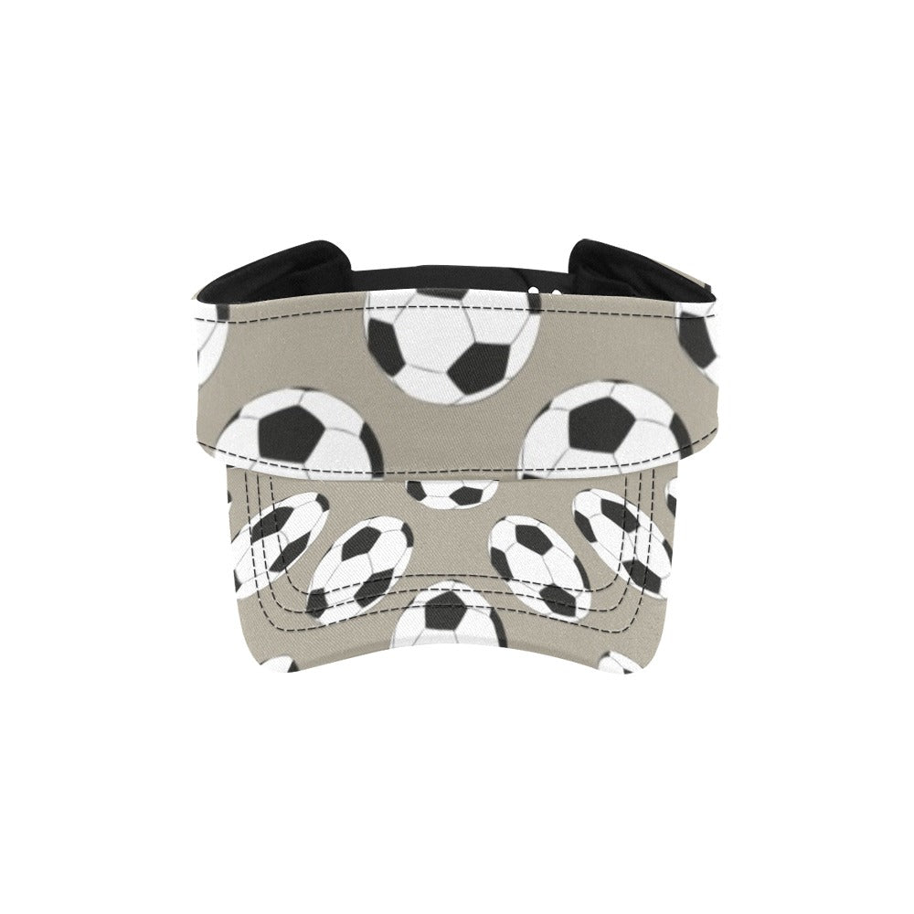 Soccer Ball Print Design LKS302 Unisex Sun Visor