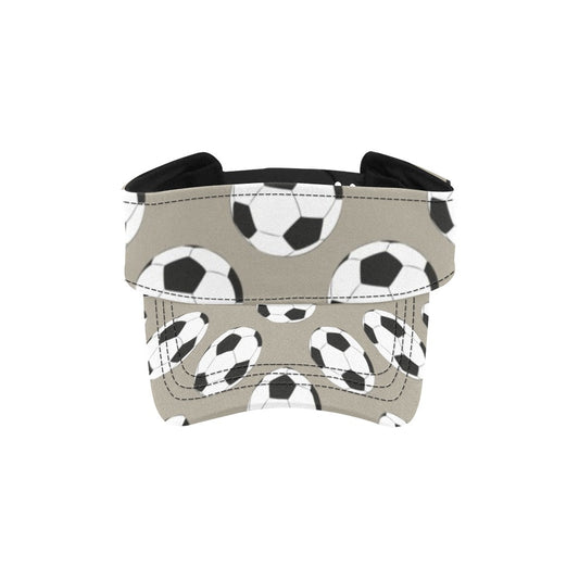 Soccer Ball Print Design LKS302 Unisex Sun Visor