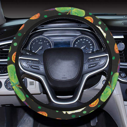 St Patricks Day Print Design LKS303 Steering Wheel Cover with Elastic Edge