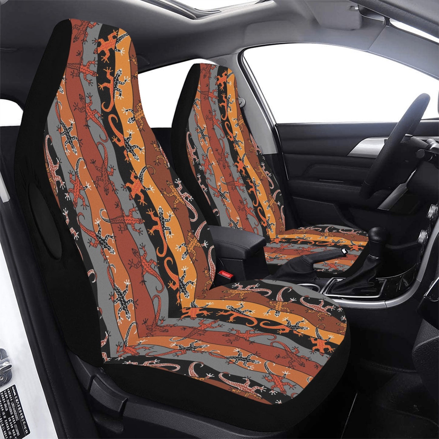 lizard Print Design LKS403 Car Seat Covers