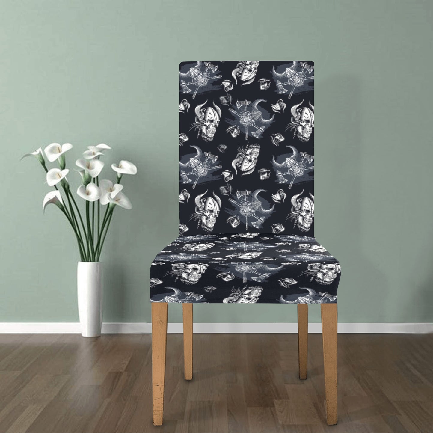 Vikings Print Design LKS304 Dining Chair Slipcover