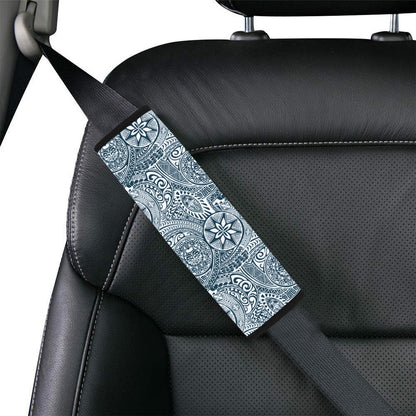 Samoan Pattern Print Design LKS306 Car Seat Belt Cover