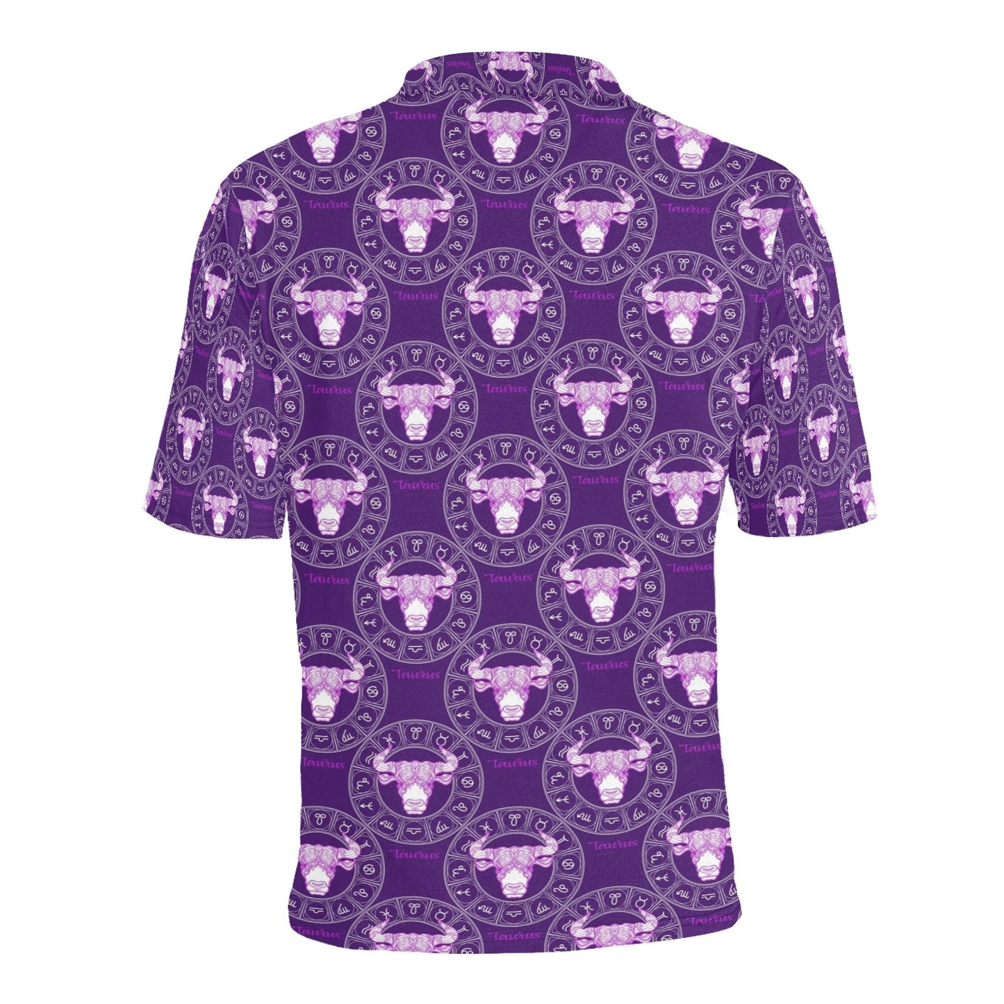 Taurus Print Design LKS303 Men Polo Shirt