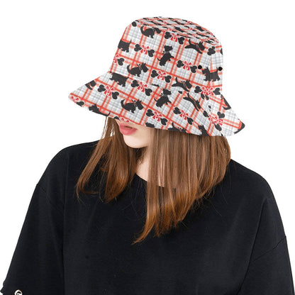 Scottish Terriers Print Design LKS3014 Unisex Bucket Hat