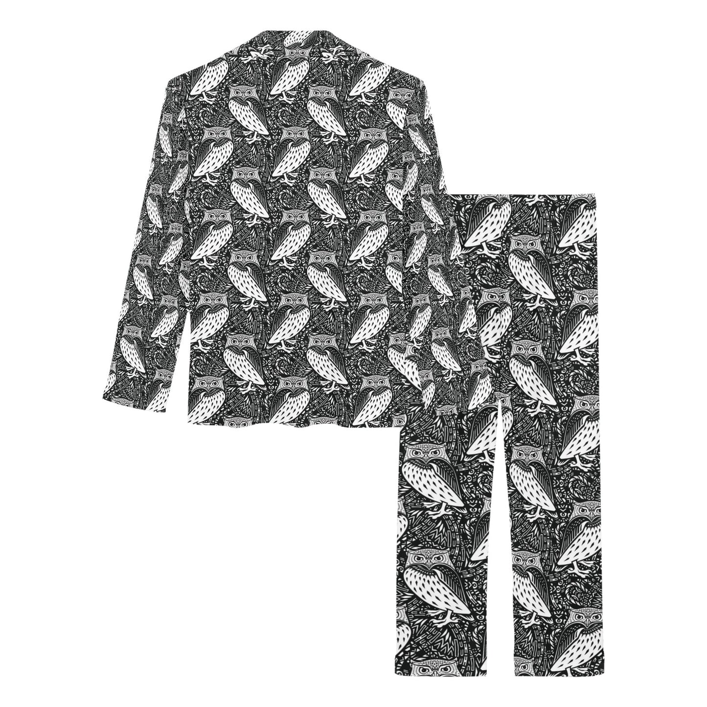 Tribal Pattern Print Design LKS308 Women's Long Pajama Set