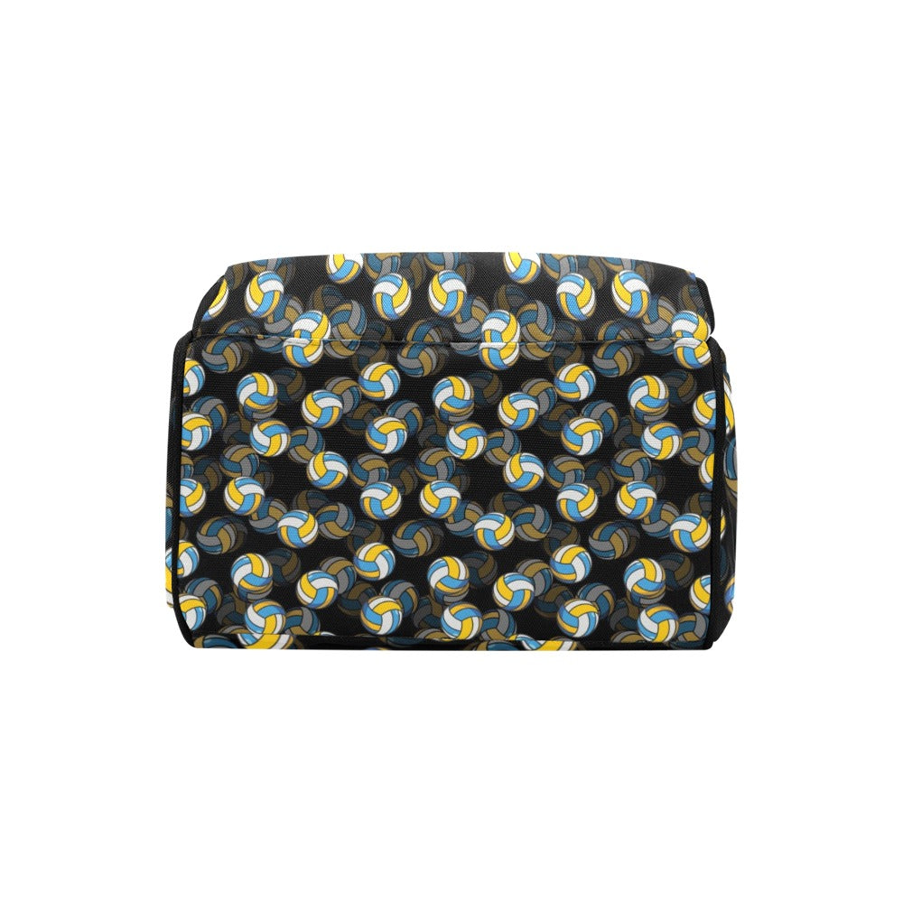 Volleyball Print Design LKS302 Diaper Bag Backpack
