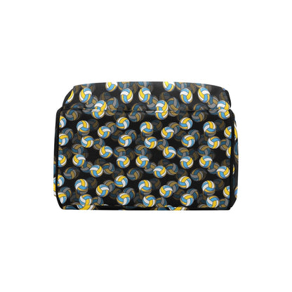 Volleyball Print Design LKS302 Diaper Bag Backpack