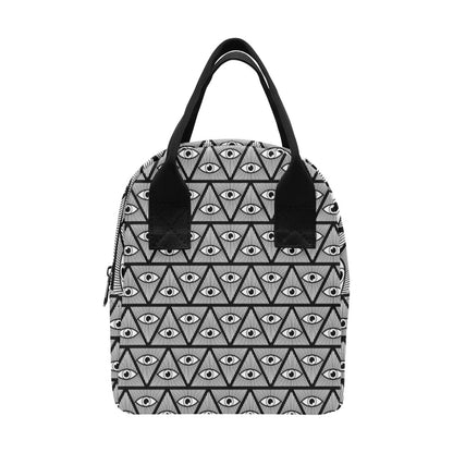 Third Eye Pattern Print Design LKS304 Insulated Lunch Bag
