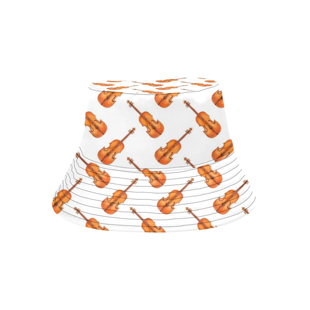 Violin Print Design LKS401 Unisex Bucket Hat