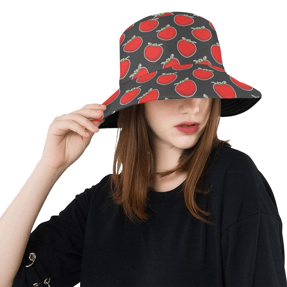 Tomato Print Design LKS306 Unisex Bucket Hat