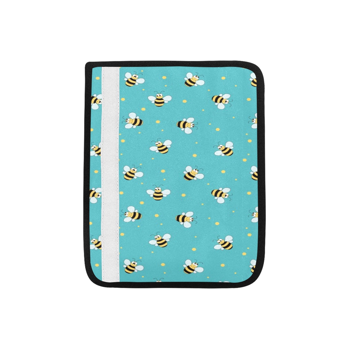 Bee With Dot Print Design LKS309 Car Seat Belt Cover