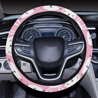 Rabbit Print Design LKS401 Steering Wheel Cover with Elastic Edge