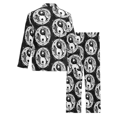 Yin Yang Koi Fish Men's Long Pajama Set