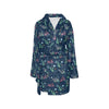 Seaweed Print Design LKS306 Women's Fleece Robe