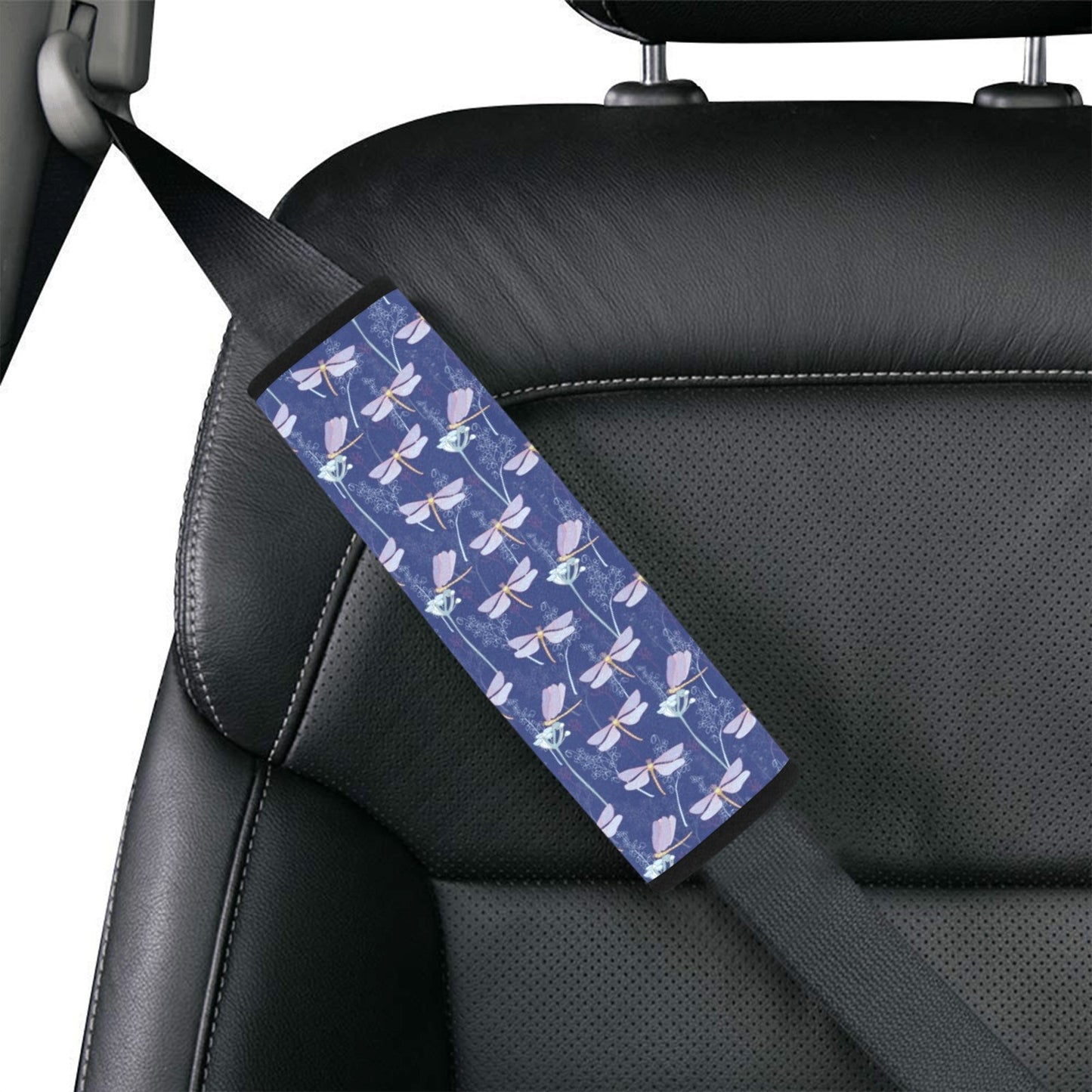 Dragonfly Print Design LKS401 Car Seat Belt Cover