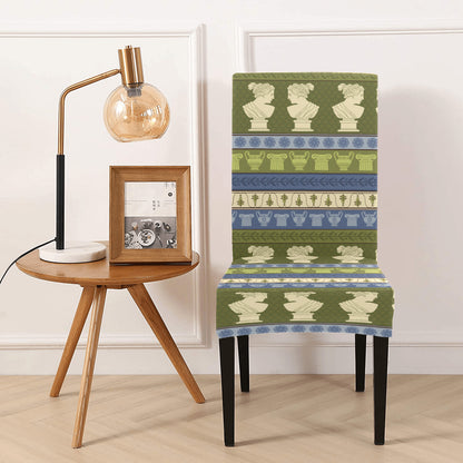 Ancient Greek Statue Print Design LKS301 Dining Chair Slipcover