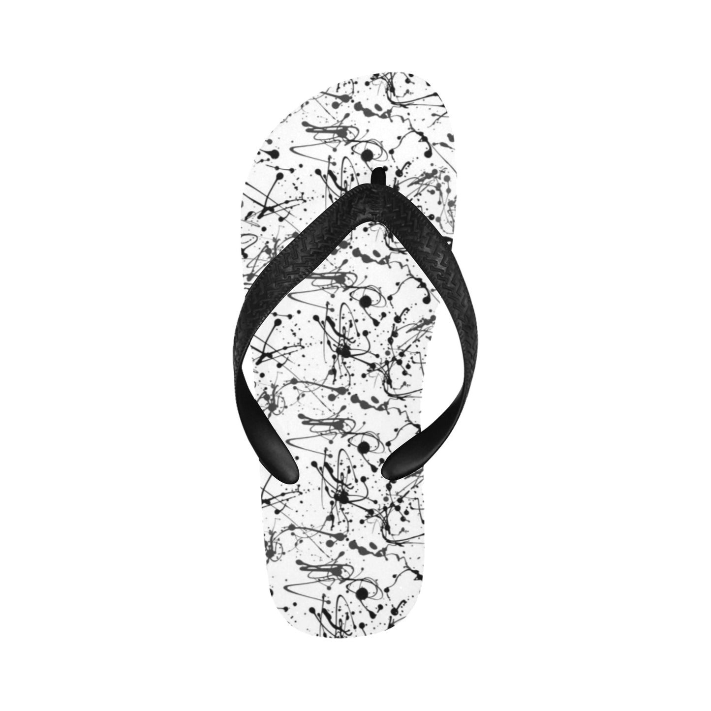 Splatter Print Design LKS305 Flip Flops