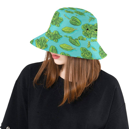 Spinach Print Design LKS301 Unisex Bucket Hat